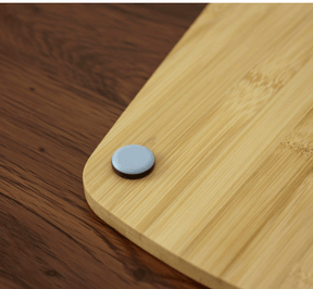 SlideEase – Food-Grade Bamboo Mixer Moving Tray