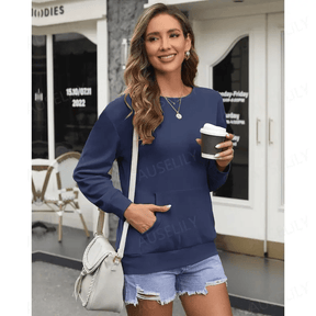 CozyCore – Women’s Crewneck Hoodless Sweatshirt