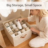 ShoeNest – Foldable Fabric Shoe Organizer Boxes