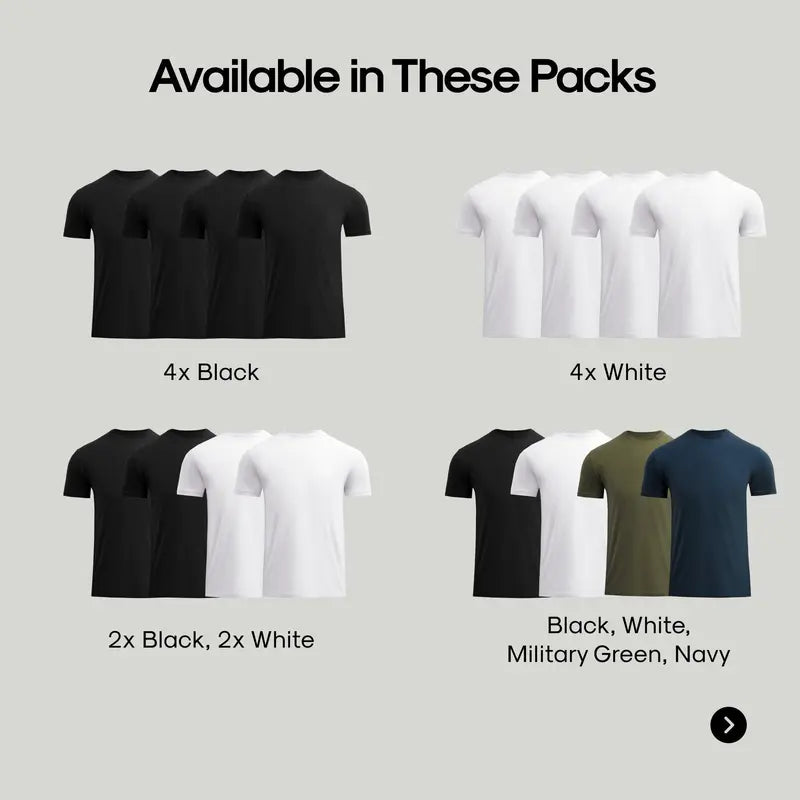 PrimeWear – Athletic Comfort Short Sleeve T Shirt Pack