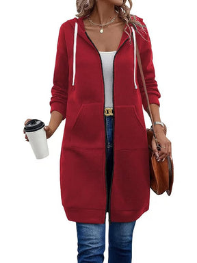 AuraWear – Comfortable Women’s Casual Polyester Hoodie