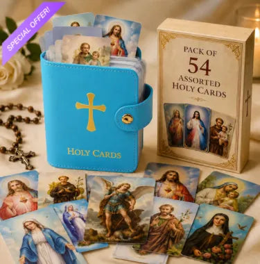 FaithKeeper – Genuine Leather Holy Card Holder