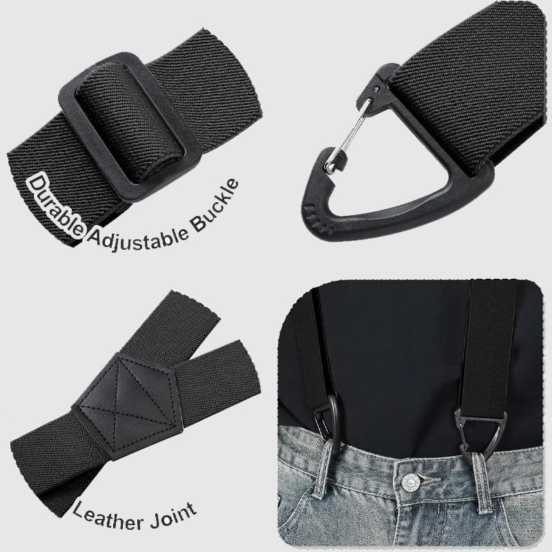 LockFit Elite – 4-Clip Suspenders