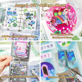 AuraDream – Surreal Aesthetic Sticker Art Book