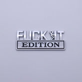 VibeMark – 3D Sticker Emblem “F* IT Edition”