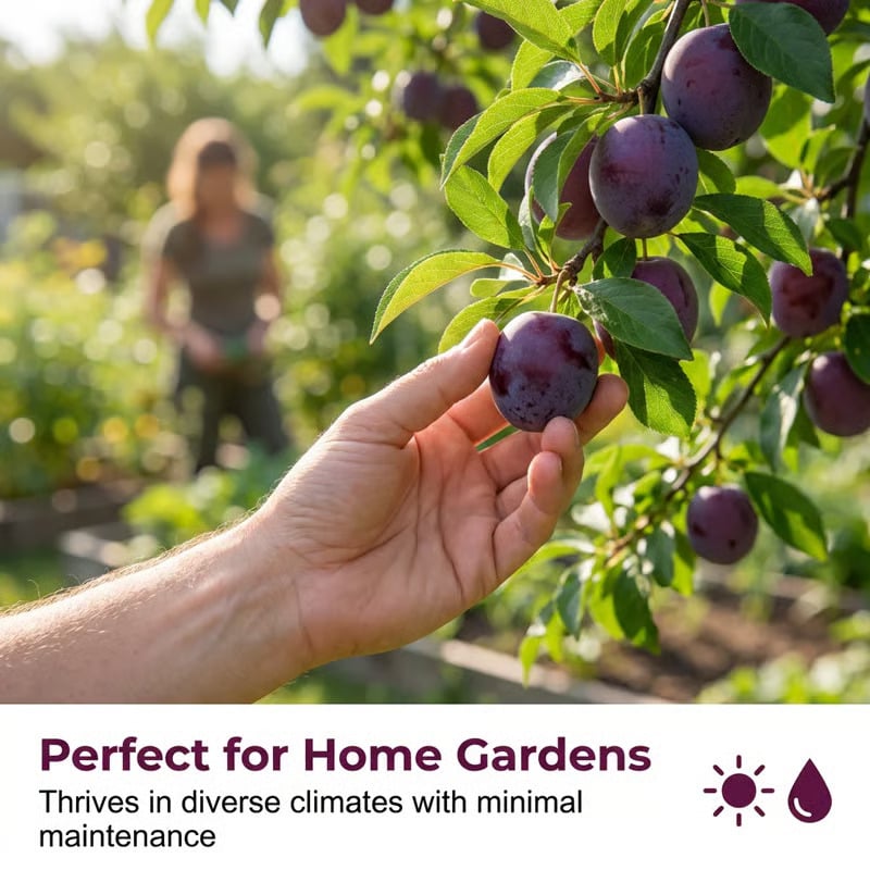 PureHarvest – Heirloom Non-GMO Grafted Plum Tree Sapling