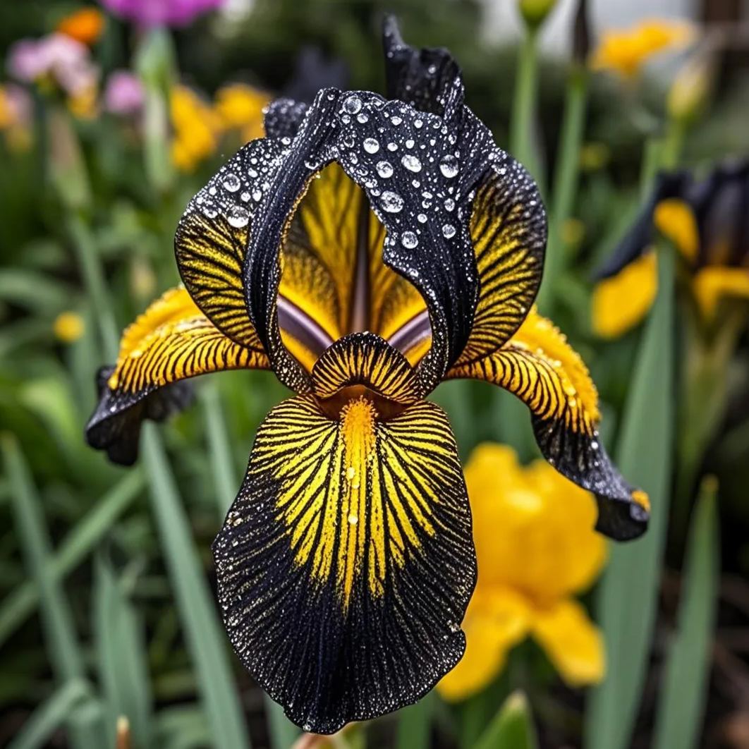BloomAura – Exotic Tall Bearded Iris Flower