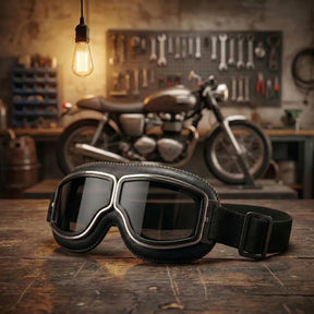 RetroRide – OTG Vintage Motorcycle Riding Goggles