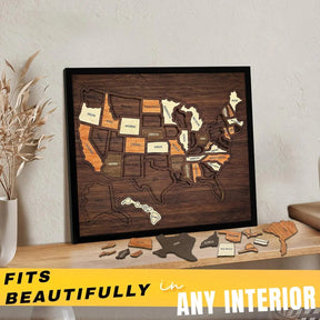 StateStory – Interactive USA Puzzle Map