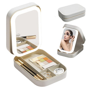 LuxeReflect – Portable Travel Makeup Mirror