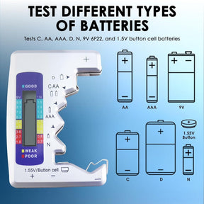 PowerCheck - Universal LCD Battery Tester – Know Your Battery Instantly