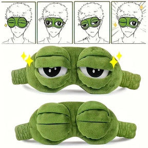 FroggyNap – Funny 3D Frog Sleep Mask