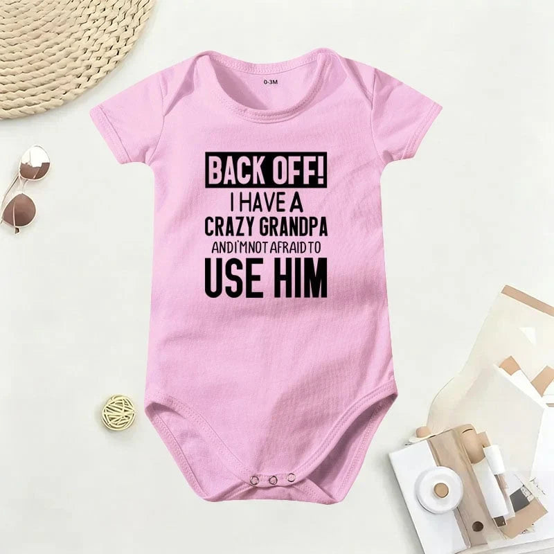 SnugglePrint – Grandpa Quote Baby Bodysuit