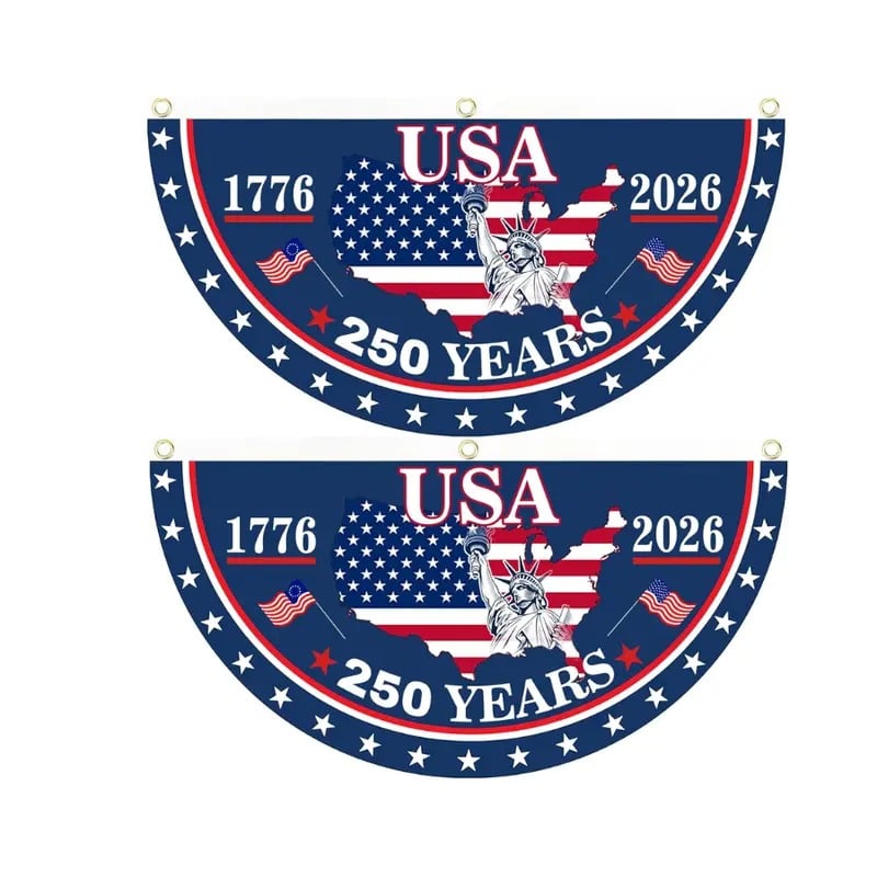 HeritageWave – 250th Anniversary USA Fan Flag