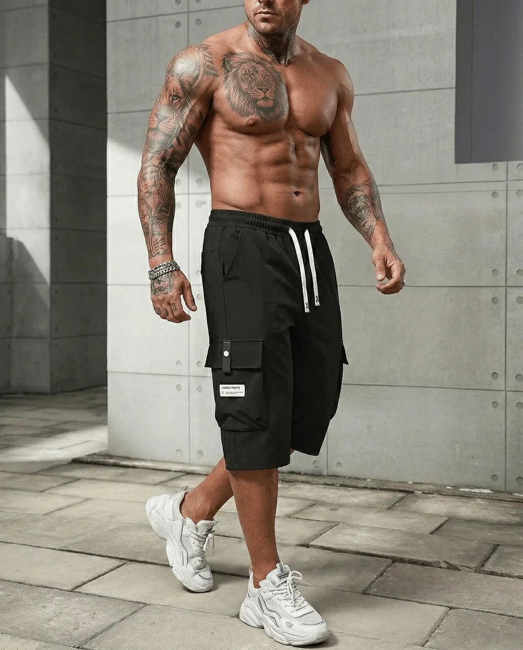 UrbanFlex – Cargo 3/4  Shorts Street Utility Comfort