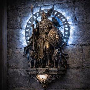 Nordic Legend Light – Odin Guardian Lamp