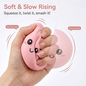 SquishJoy – Ultra-Rare Rainbow Smiling Dumpling Squishy Toy