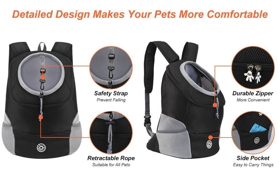 PawStride – Airy Summer Outdoor Backpack for Pets