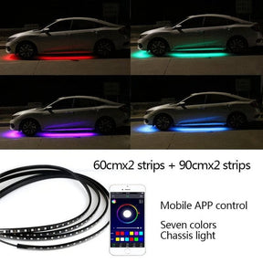GlowRide – Flexible RGB Underbody LED Strip Lights