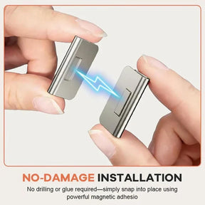 CurtainSnap – No-Drill Magnetic Curtain Holders