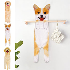 PurrfectlyClean – Humorous Cat Print Hand Towels