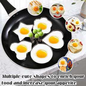 YolkMaster – Multi-Shape Egg Ring Mold Kit
