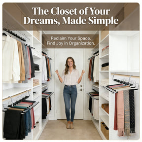 ClosetMax – 9-Tier Hanging Pants Organizer