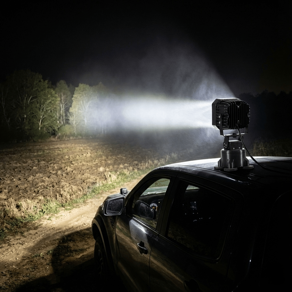 LumaForce – Powerful Laser LED Searchlight