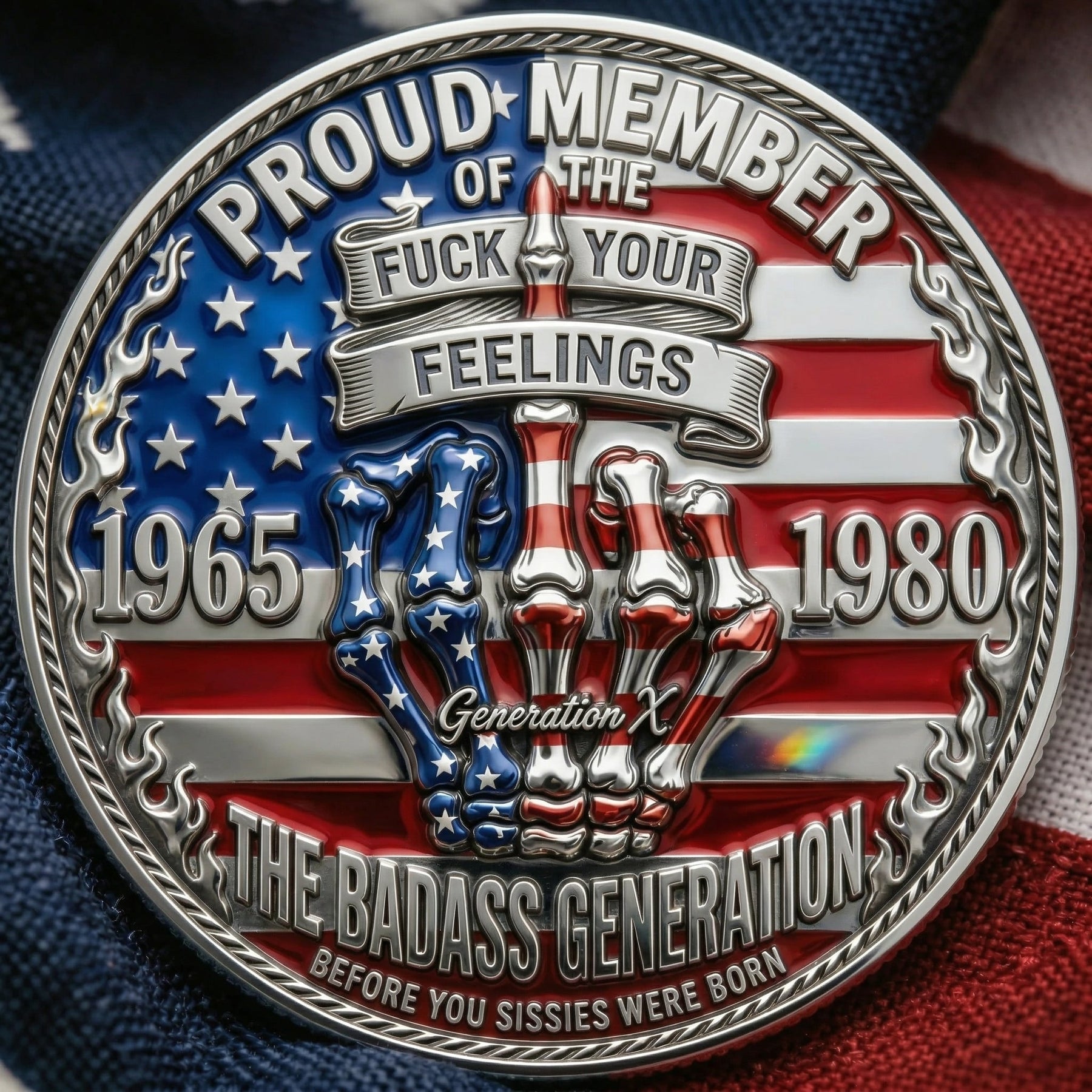 BattleMark – American Skull Tactical Coin