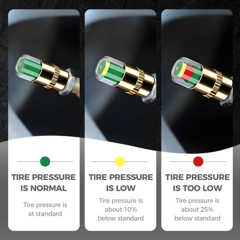 RoadVision - Color Signal Tire Pressure Monitor Caps