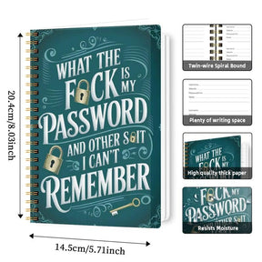 KeyMemo – Humorous Password Keeper Book