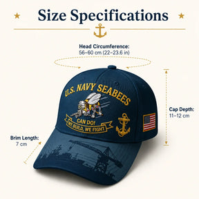 Seabee - US Navy Seabees “Can Do!” Tribute Cap 🇺🇸