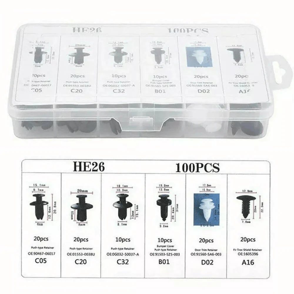 SnapRivet – Auto Clip Kit Universal Fit Repair Set