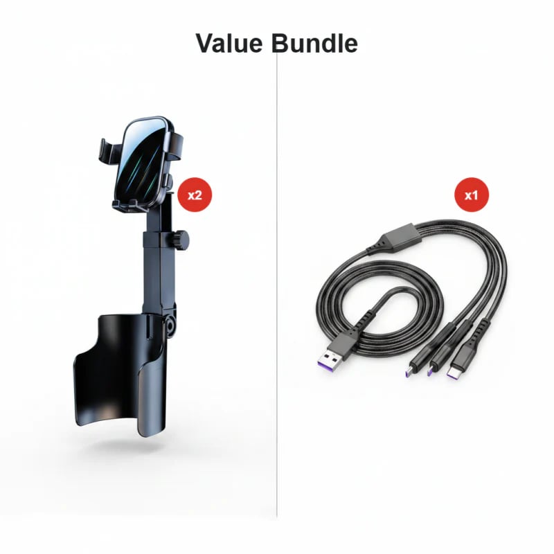 AutoGrip – Universal 360°  Car Cup Phone Holder