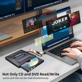 DiscMate – Retro-Style Portable CD/DVD Burner