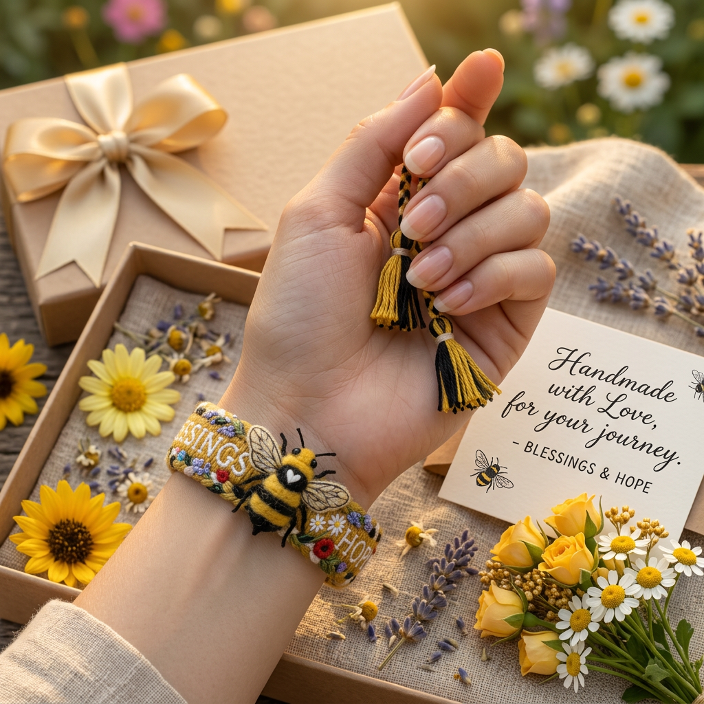 MeadowCharm – Artisan Embroidered Bracelet Collection