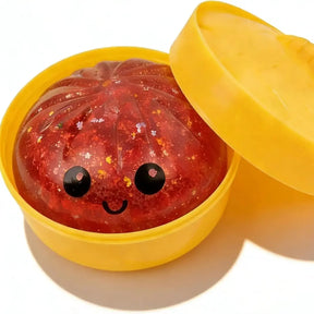 SquishJoy – Ultra-Rare Rainbow Smiling Dumpling Squishy Toy