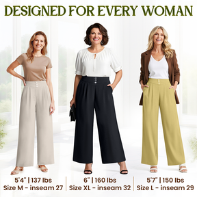 SoftStride – Elegant Wide-Leg Pants