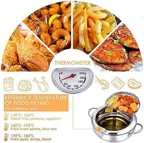 CookForge – Premium Stainless Frying Po & Oil Control Rack System