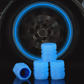 GlowRide - Fluorescent Wheel Valve Caps