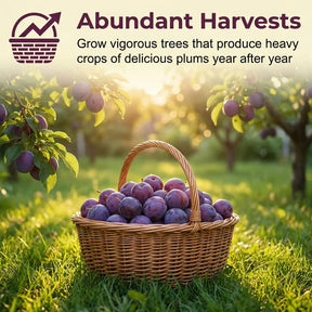 🌳LIMITED-TIME BUY 1 GET 1 FREE⏰🍑 Heirloom Non-GMO Grafted Plum Tree Live Seeds