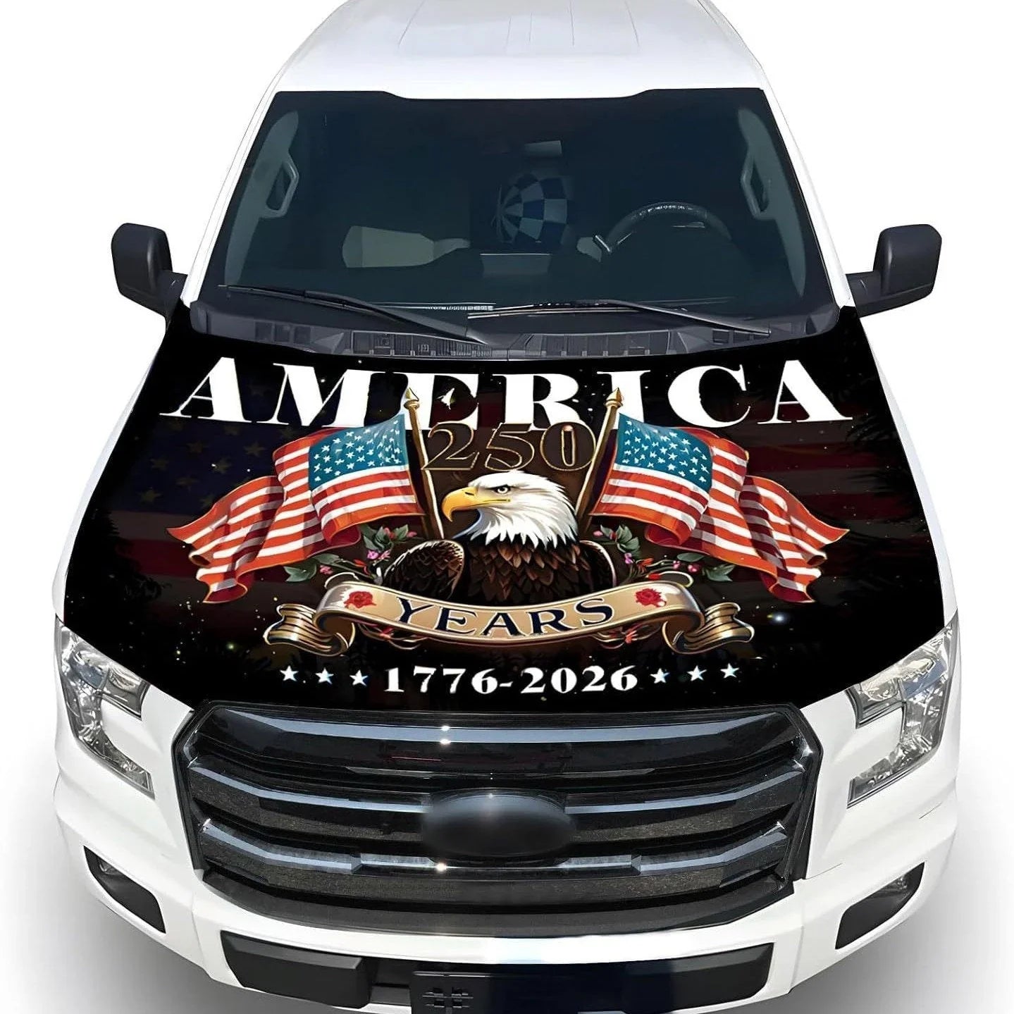 FreedomDrive – 250th Anniversary Car Hood Cover
