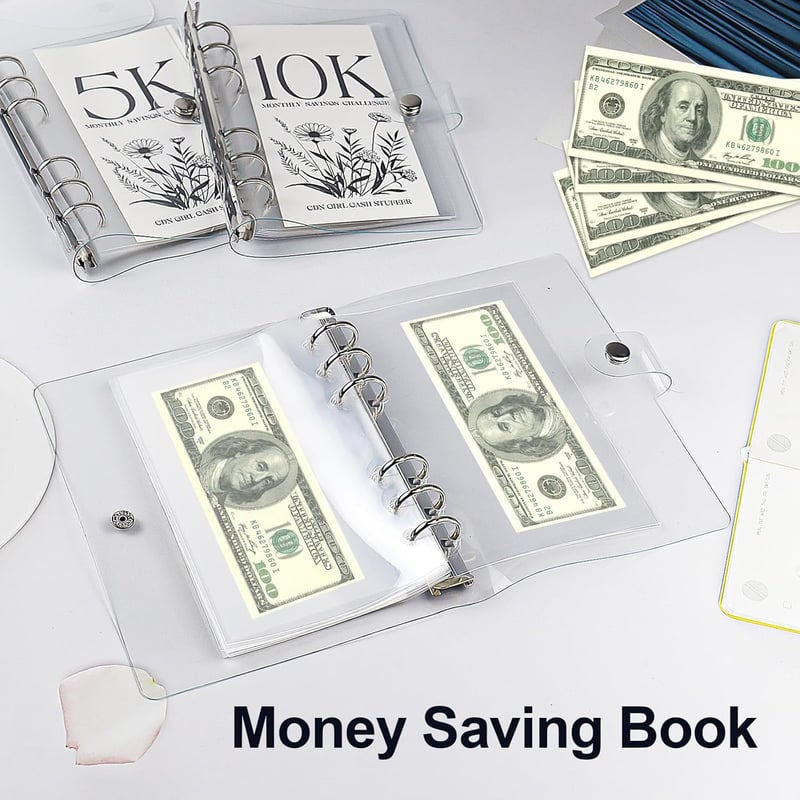 SaveWise – 12-Month Envelope Money Saving Challenge Binder