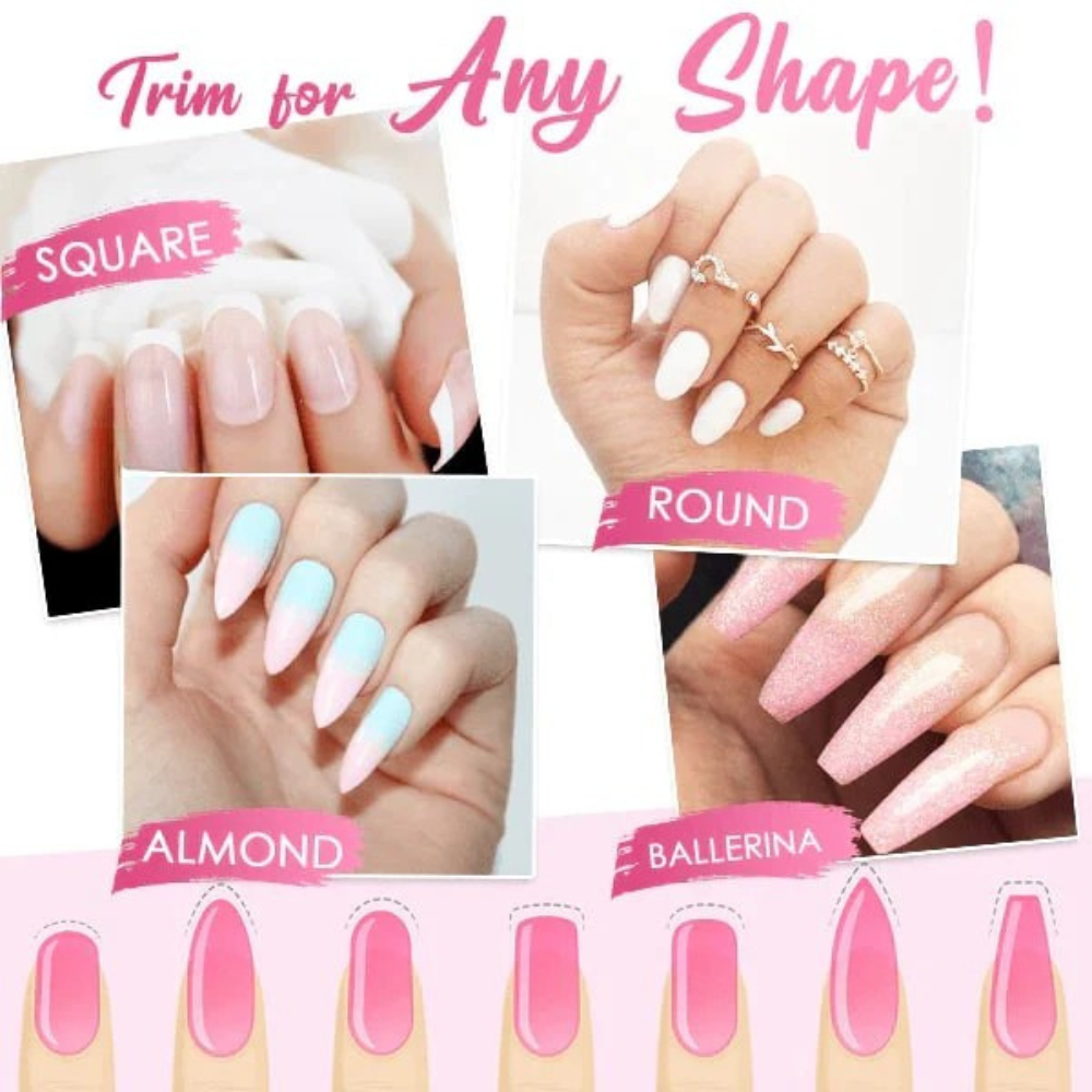 SilkGlow - Nail Extension Fiberglass Kit (10PCS)