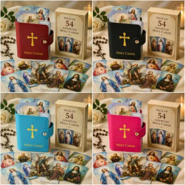 FaithKeeper – Genuine Leather Holy Card Holder