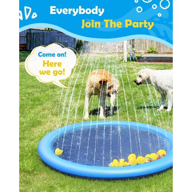 PupSprinkle – Cooling Water Splash Pad