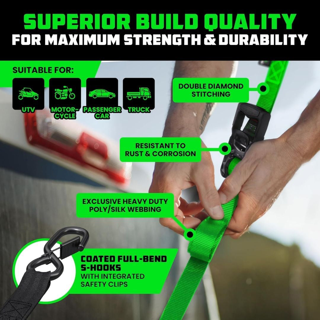 CargoLock - Retractable Ratchet Strap (2026 Upgraded Edition)