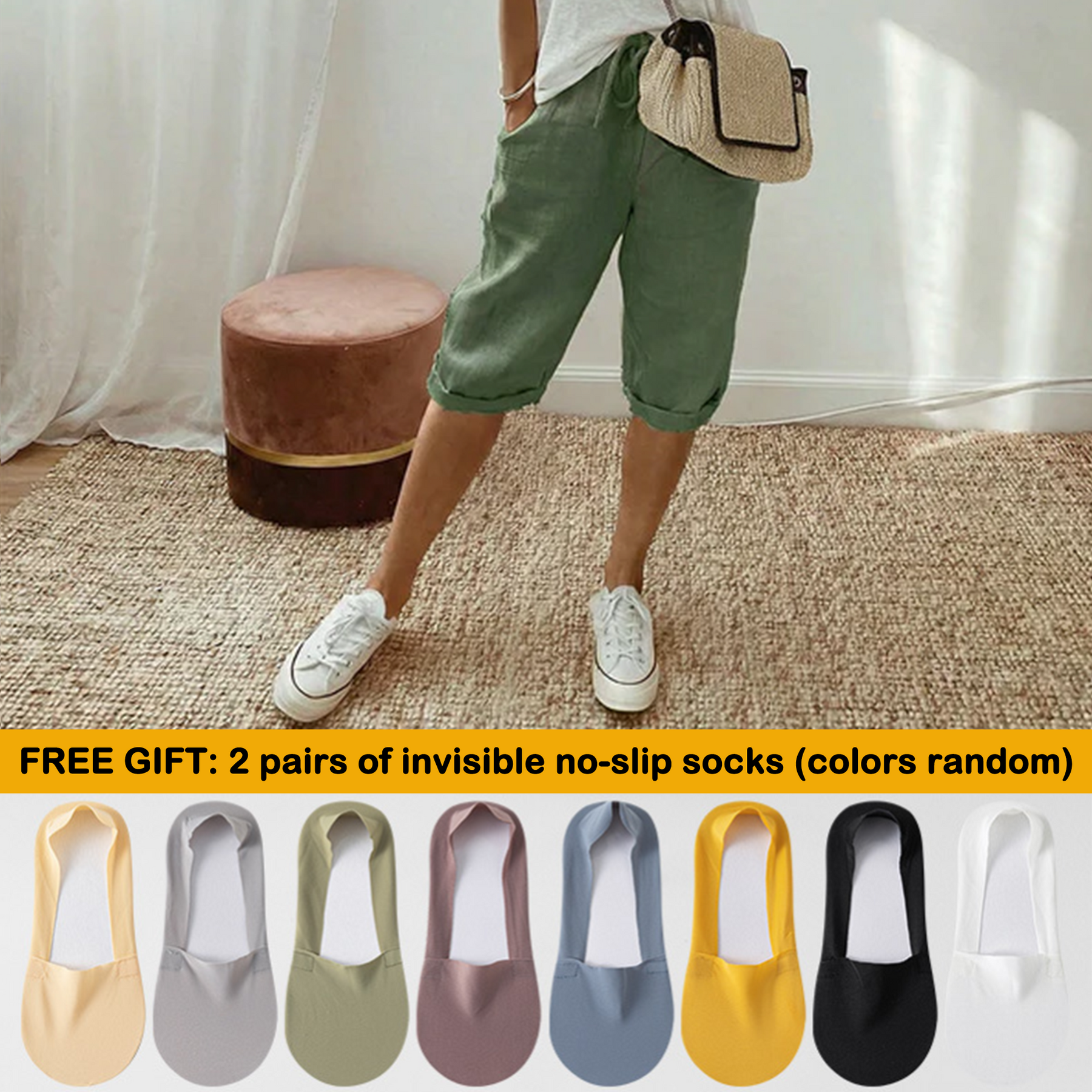 Florel – Breathable Drawstring Capris