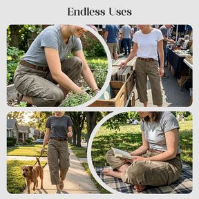 FlexWear – Stretchy Casual Cargo Capris