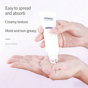 Reduces Wrinkles and Double Chin,Five Rollers for All Around Massage,Neck Firming Cream